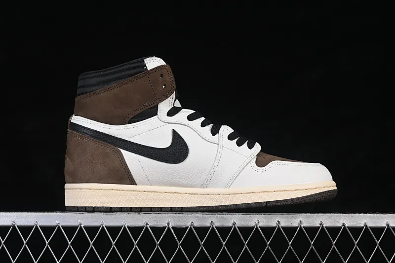 All categories Air Jordan Jordan series basketball shoes Air Jordan 1 High W version Travis Scott x Air Jordan 1 High OG AJ1 anti-hook high-top basketball shoes CD4487-001